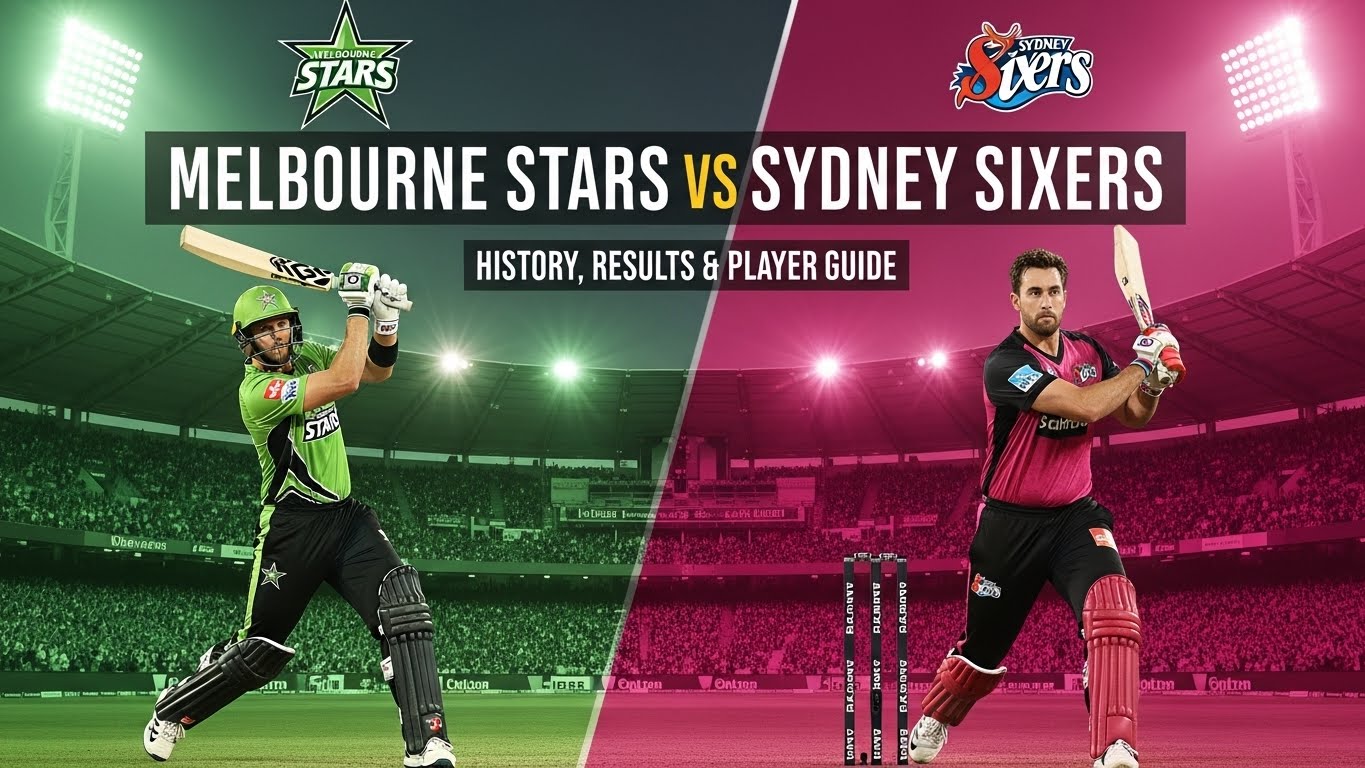 Melbourne Stars vs Sydney Sixers History, Results & Player Guide
