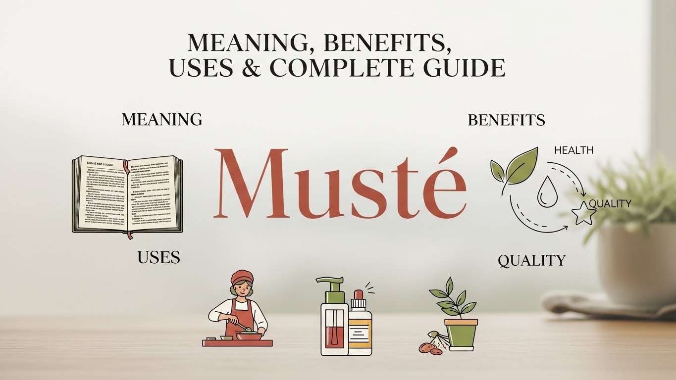 Musté Meaning, Benefits, Uses & Complete Guide