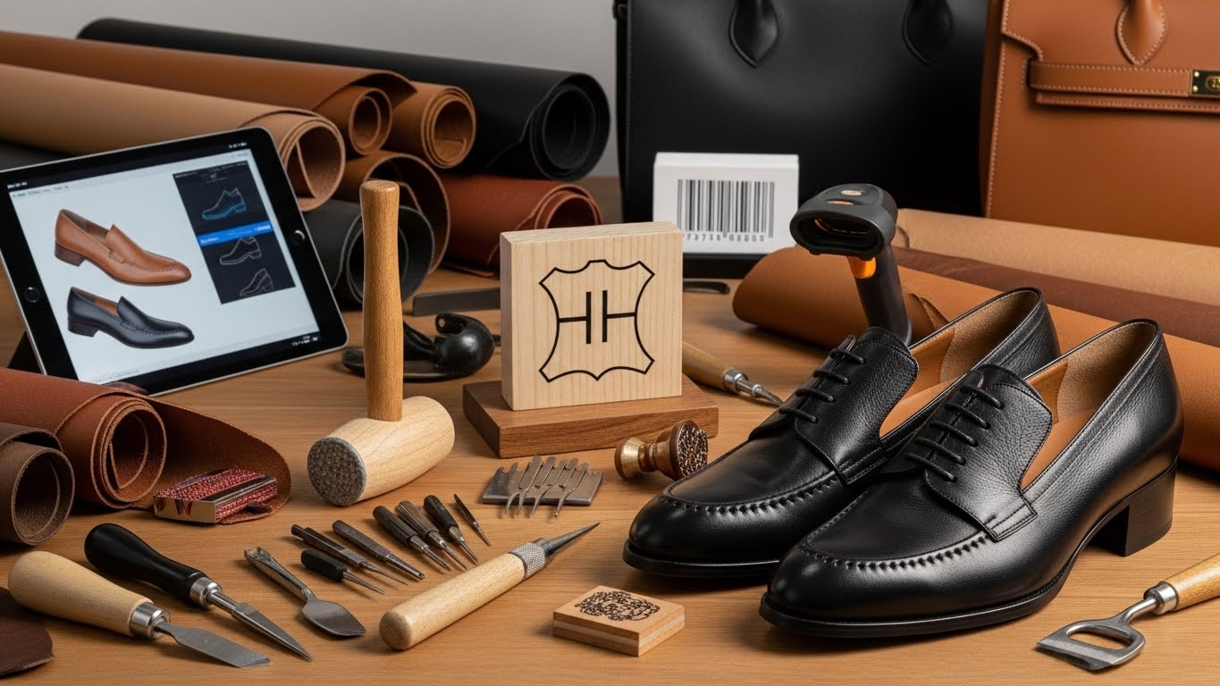 Zuschneidfelle leather footwear