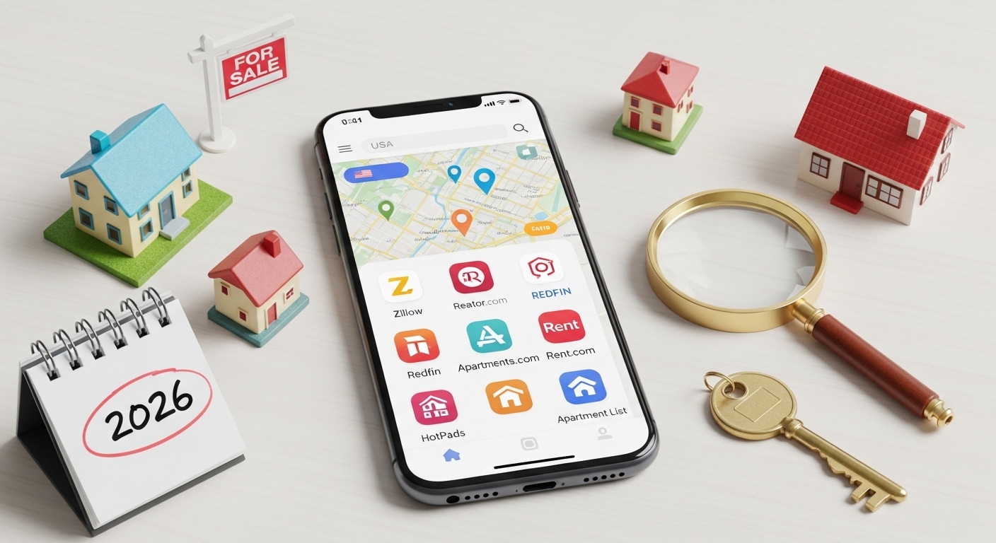 Best Apps to Find Homes, Rentals, and Apartments in the USA in 2026
