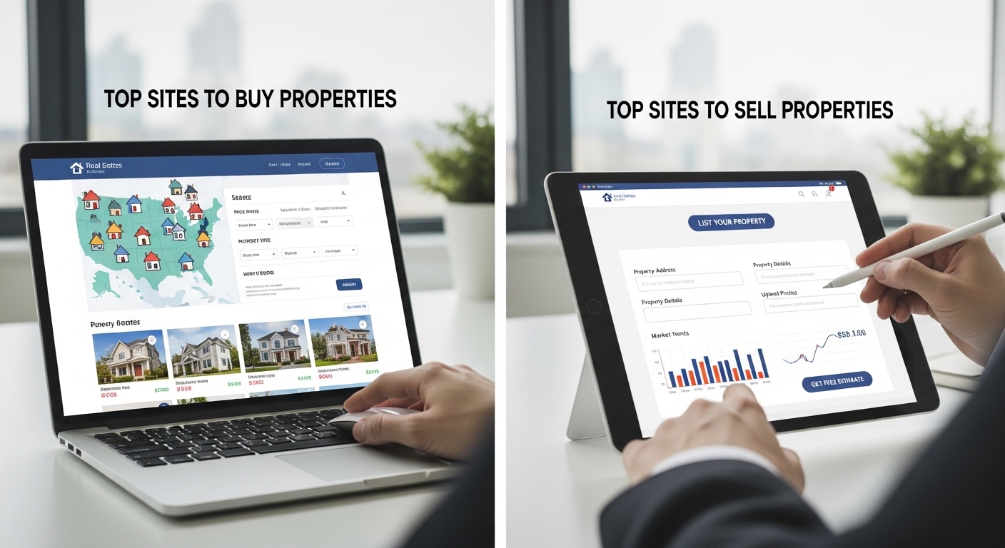 Top Real Estate Sites to Buy and Sell Properties in the USA